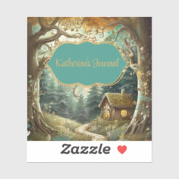 Sticker en plaque de journal Fairytale Woodland Jo