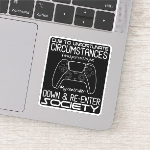 Sticker En Raison De Circonstances Malheureuses Jeu Cool G