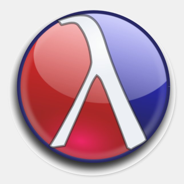 Sticker en raquette brillante (Devant)