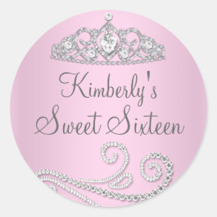 Sticker en Sweet sixteen Diamond Tiara