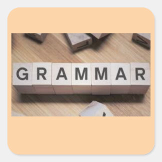 Sticker en tuiles de grammaire