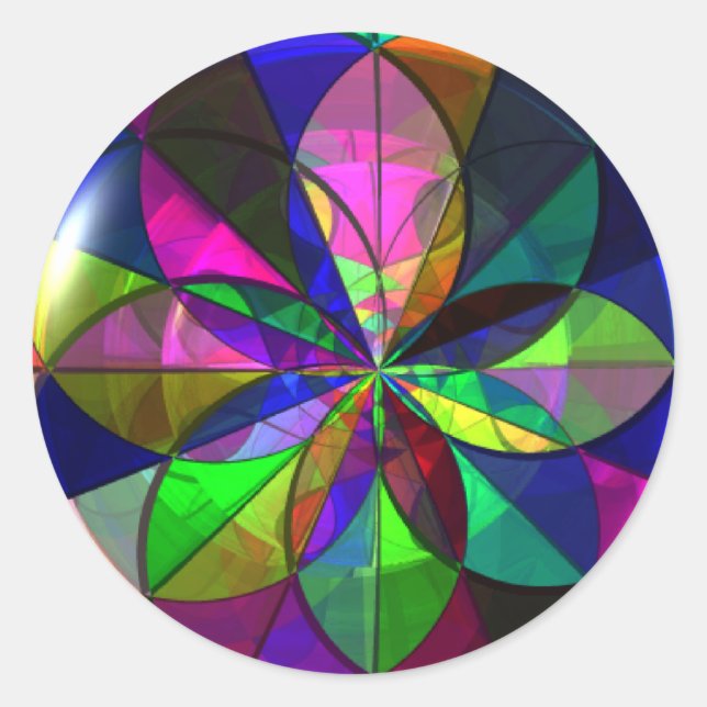 Sticker en verre tendu (Devant)