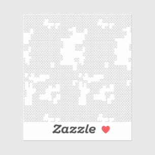 Sticker en vinyle à découpe horizontale, en porcel