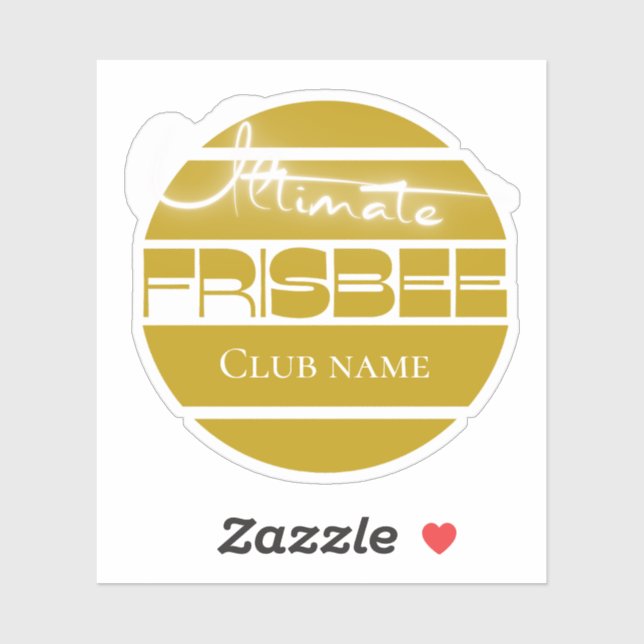 Sticker en vinyle à découpe personnalisée jaune fr (Feuille)