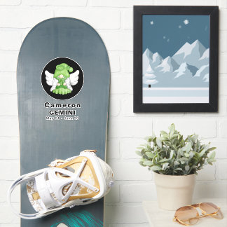 Sticker en vinyle Angel 8" Gnome Gemini