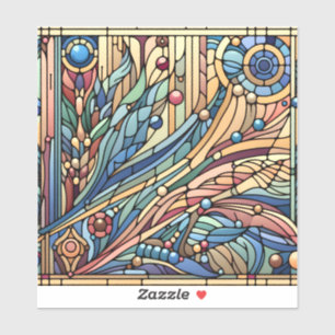 Sticker en vinyle Art Déco