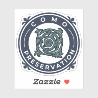 Sticker en vinyle avec logo