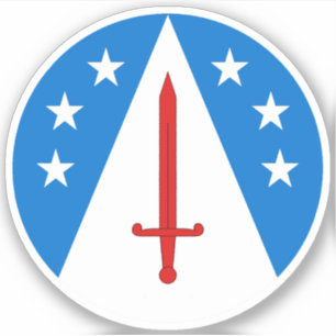 Sticker en vinyle blanc SCA Mountain