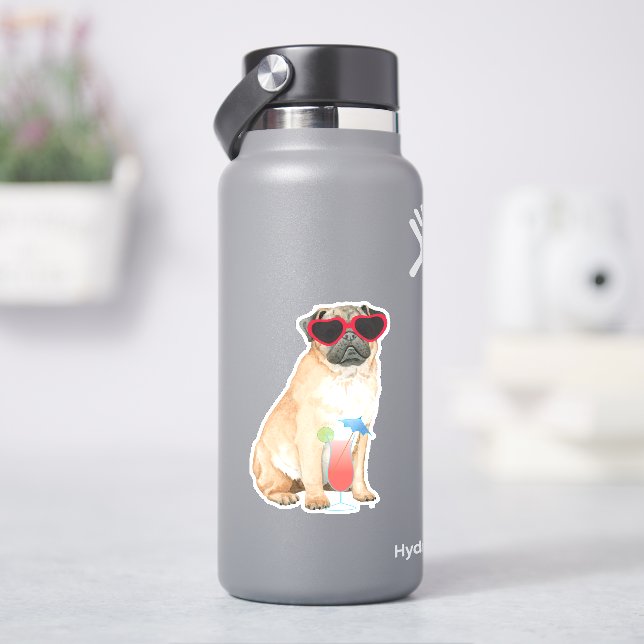 Sticker en vinyle Carlin été (HydroFlask)