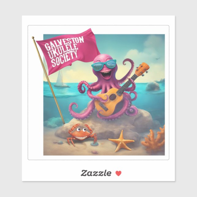 Sticker en vinyle Carré GUS de la société Galvesto (Feuille)