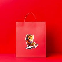 Sticker en vinyle Cheetah à roche rapide