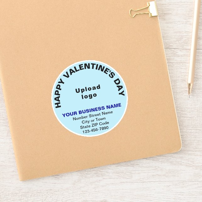 Sticker en vinyle clair de Saint-Valentin (Carnet)