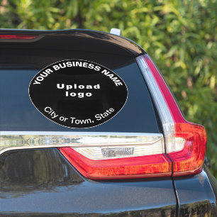 Sticker en vinyle couleur noire de l'entreprise