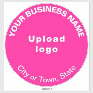 Sticker en vinyle couleur rose affaires