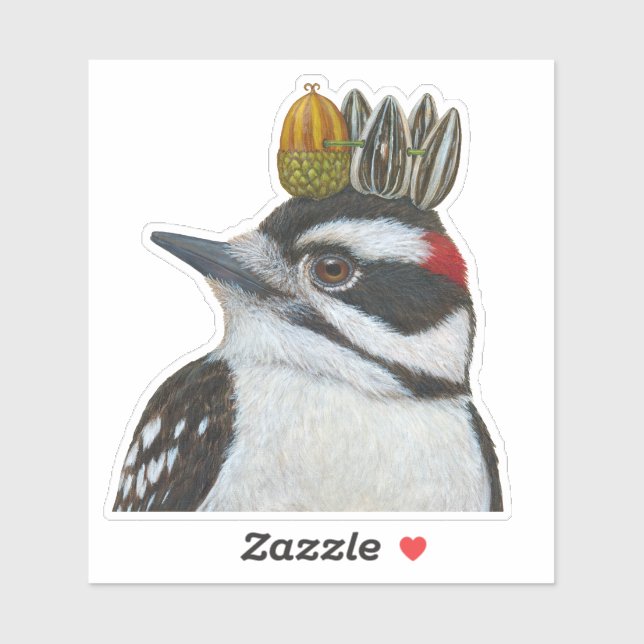 Sticker en vinyle coupé d'automne (Feuille)