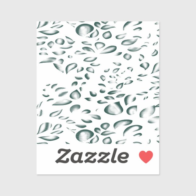 Sticker en vinyle coupé sur mesure (Feuille)