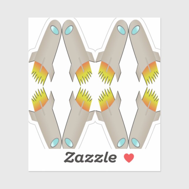 Sticker en vinyle coupé sur mesure (Feuille)