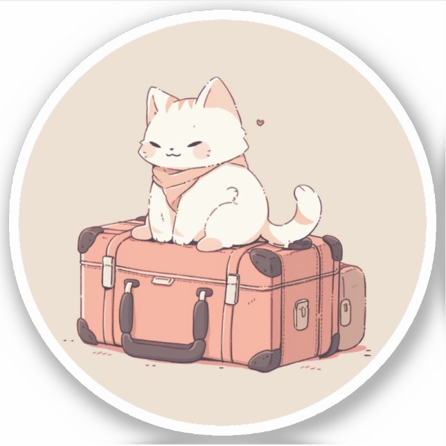 Sticker en vinyle coupé sur mesure (Devant)