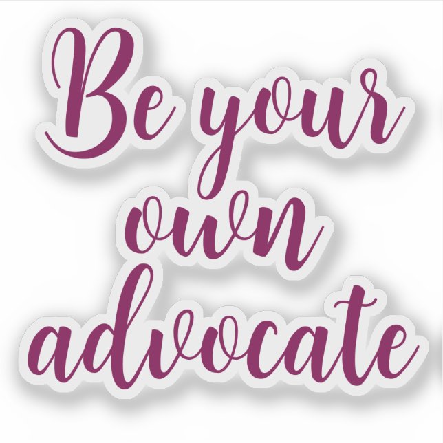 Sticker en vinyle coupé sur mesure (Devant)