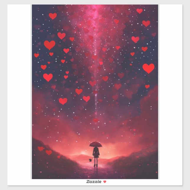 Sticker en vinyle coupé sur mesure (Feuille)