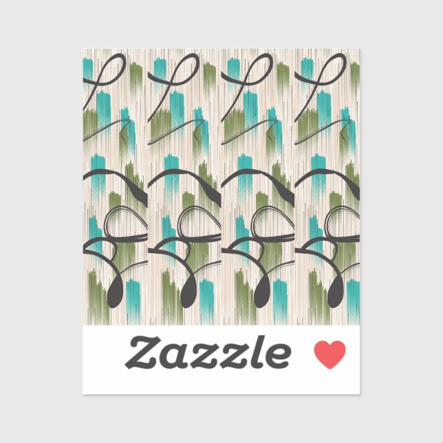 Sticker en vinyle coupé sur mesure (Feuille)