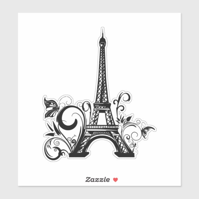 Sticker en vinyle coupé sur mesure (Feuille)