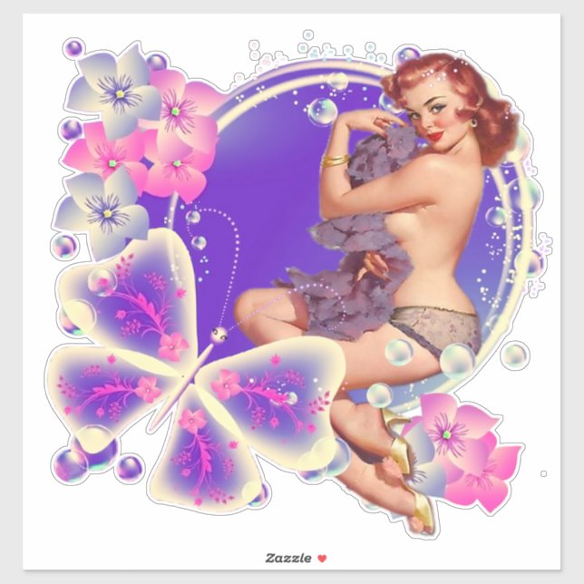 Sticker en vinyle coupé sur mesure (Feuille)