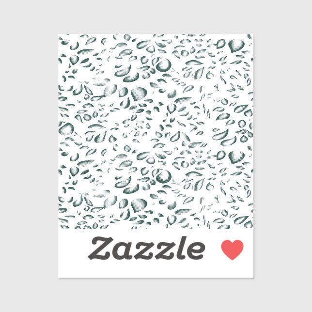 Sticker en vinyle coupé sur mesure (Feuille)