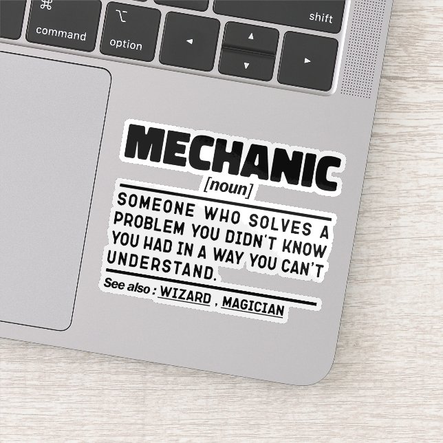 Sticker en vinyle coupé sur mesure (Détail)