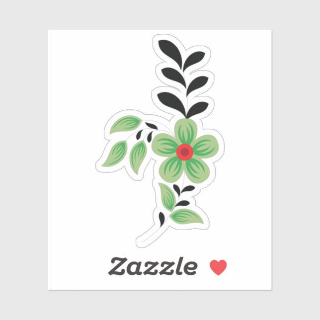 Sticker en vinyle coupé sur mesure (Feuille)