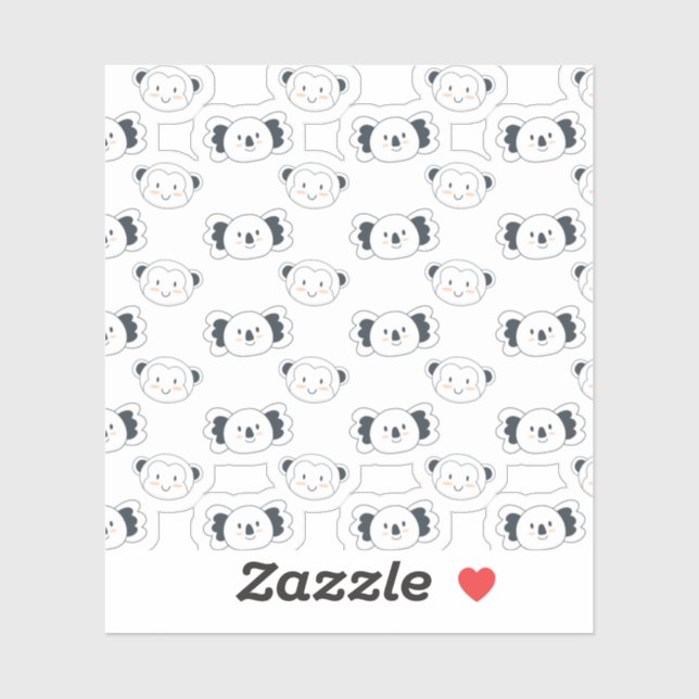 Sticker en vinyle coupé sur mesure (Feuille)