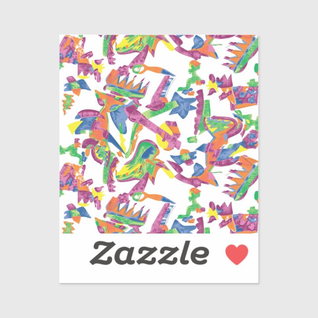 Sticker en vinyle coupé sur mesure (Feuille)