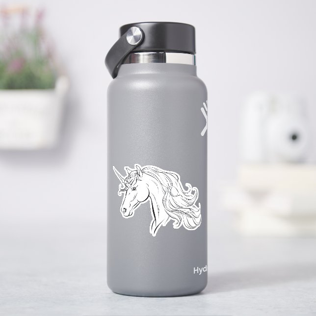 Sticker en vinyle coupé sur mesure (HydroFlask)