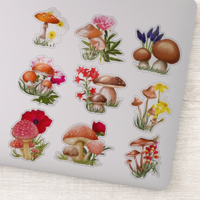 Sticker en vinyle coupé sur mesure dans le champig (Détail)