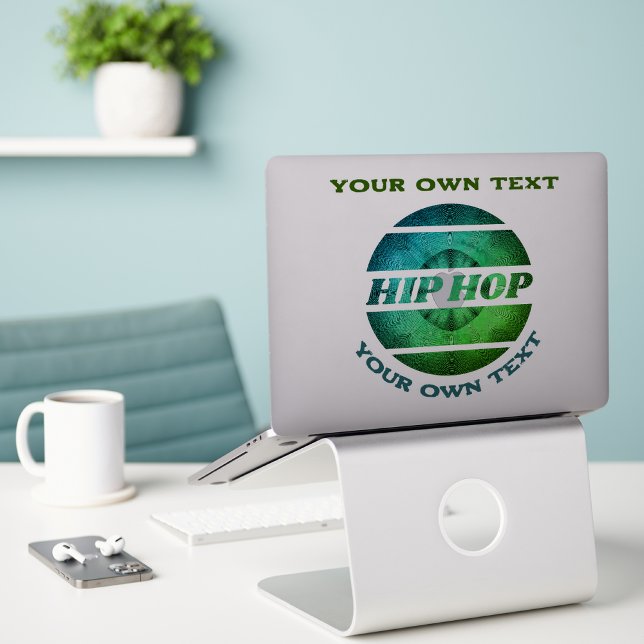 Sticker en vinyle coupé sur mesure Hip hop (Créateur téléchargé)