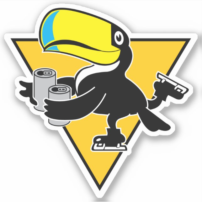 Sticker en vinyle coupé sur mesure pour deux boîte (Devant)