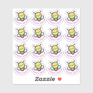 Sticker en vinyle coupé sur mesure pour l'abeille