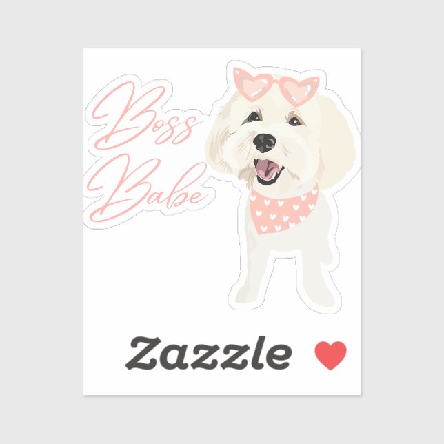 Sticker en vinyle coupé sur mesure pour le babe de (Feuille)