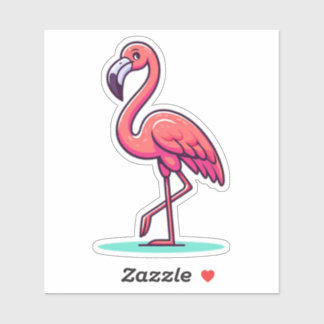 Sticker en vinyle coupé sur mesure pour oiseau Fla