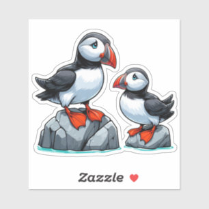 Sticker en vinyle coupé sur mesure pour oiseau-pou