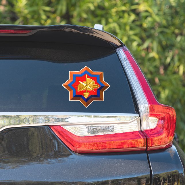 Sticker en vinyle coupé sur mesure pour Zenatrosh  (Côté voiture)