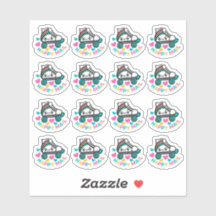 Sticker en vinyle coupé sur mesure Roller Skate