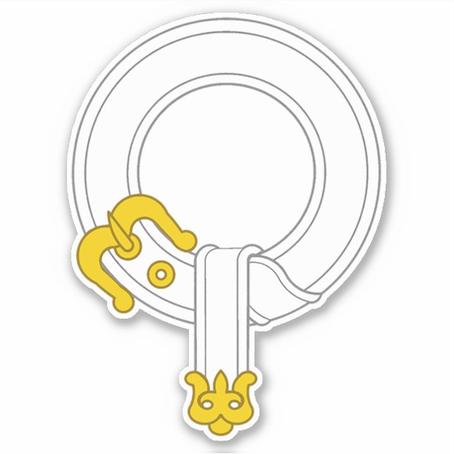 Sticker en vinyle coupé sur mesure SCA (Devant)