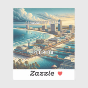 Sticker en vinyle de 3 pouces de Panama City Beach
