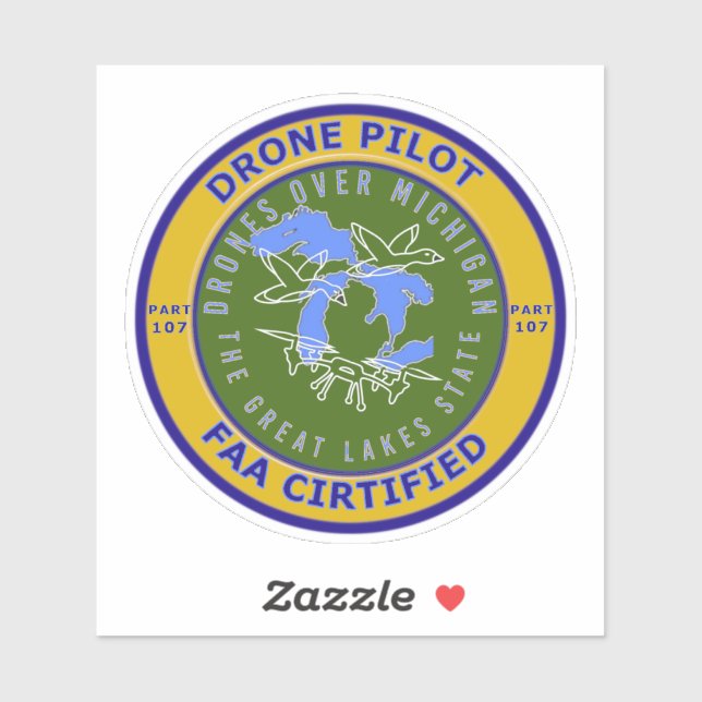 Sticker en vinyle de 4 po x 4 po (Feuille)