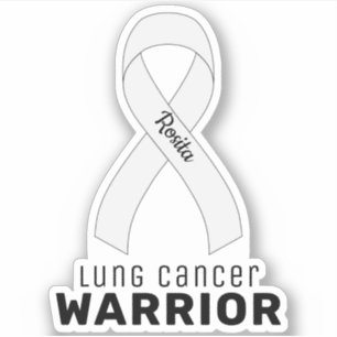 Sticker en vinyle de cancer du poumon