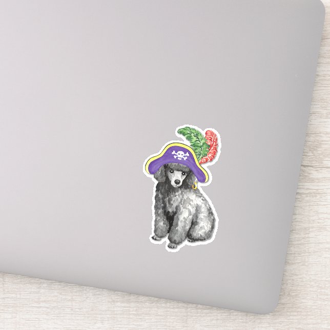Sticker en vinyle de canicule miniature pirate (Détail)