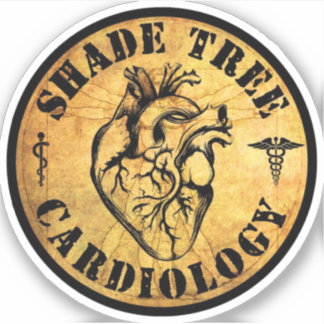 Sticker en vinyle de cardiologie ShadeTree/Décal