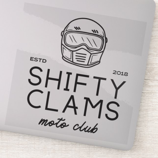 Sticker en vinyle de clampilles (Détail)