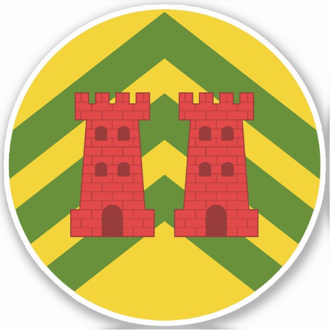 Sticker en vinyle de Cloondara SCA (Devant)